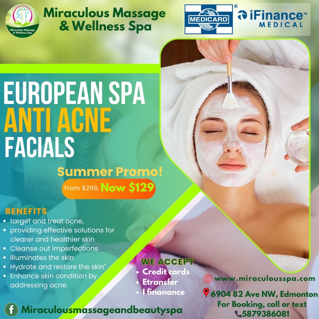 European Spa Anti Acne Facials Promo